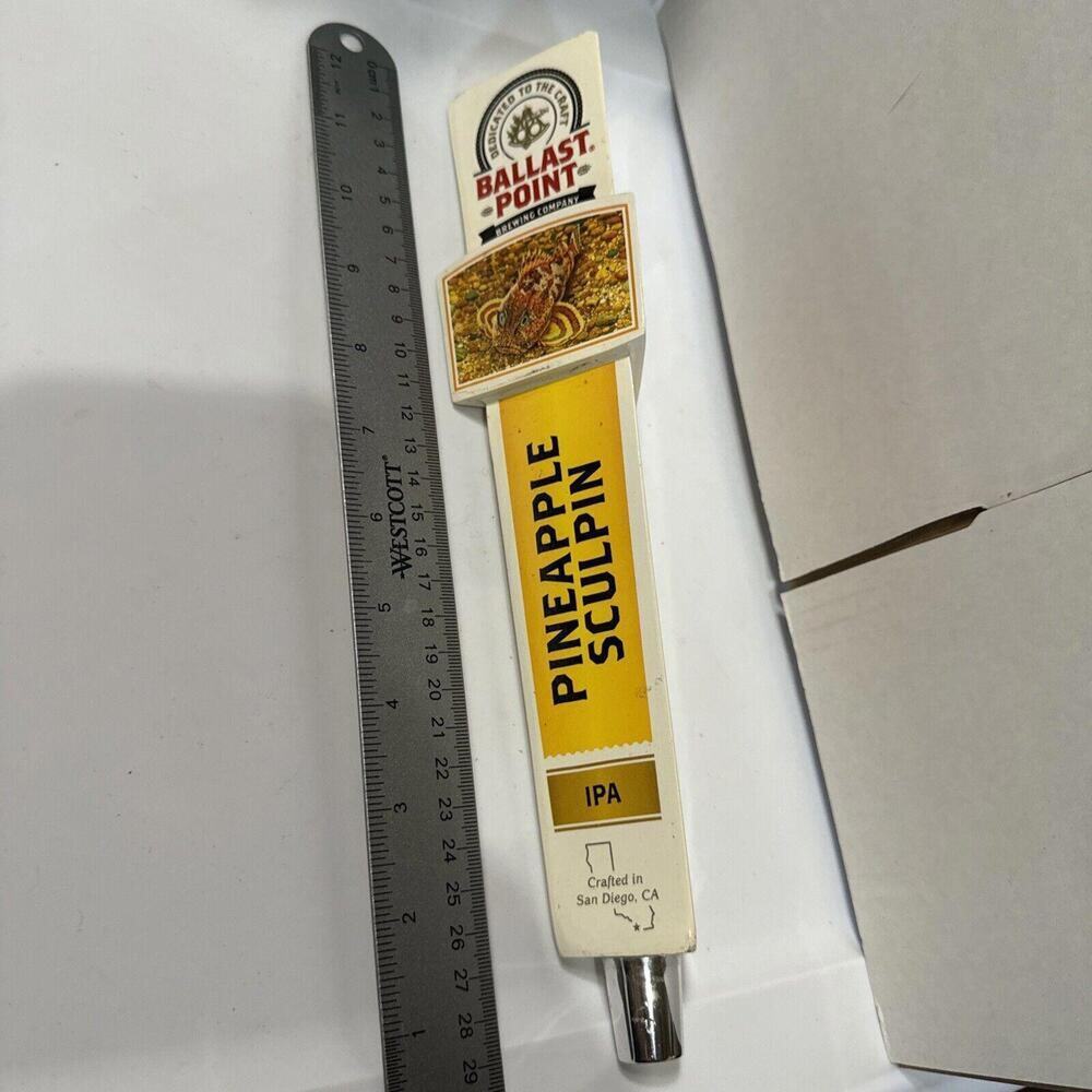 Ballast Point Beer Tap Handle Pineapple Sculpin IPA California